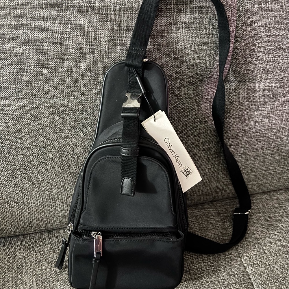 Calvin Klein Black Belt Bag for Men